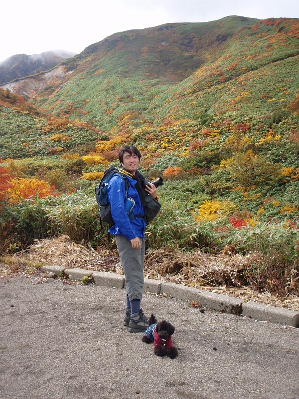 PA070332.JPG - 秋田駒ケ岳8合目登山口にて